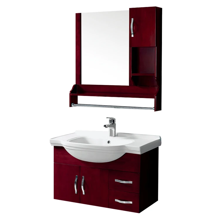 Medyag Vanity Cabinet Furniture Bathroom Vanity Wall Mount WC Soild Wood Plywood Customized Bathroom Vanity