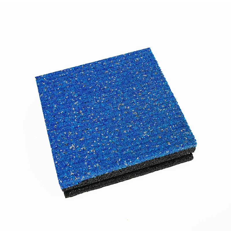 60 mm Thick Rubber Paving Indicator Tactile Flooring Tiles for Blind People