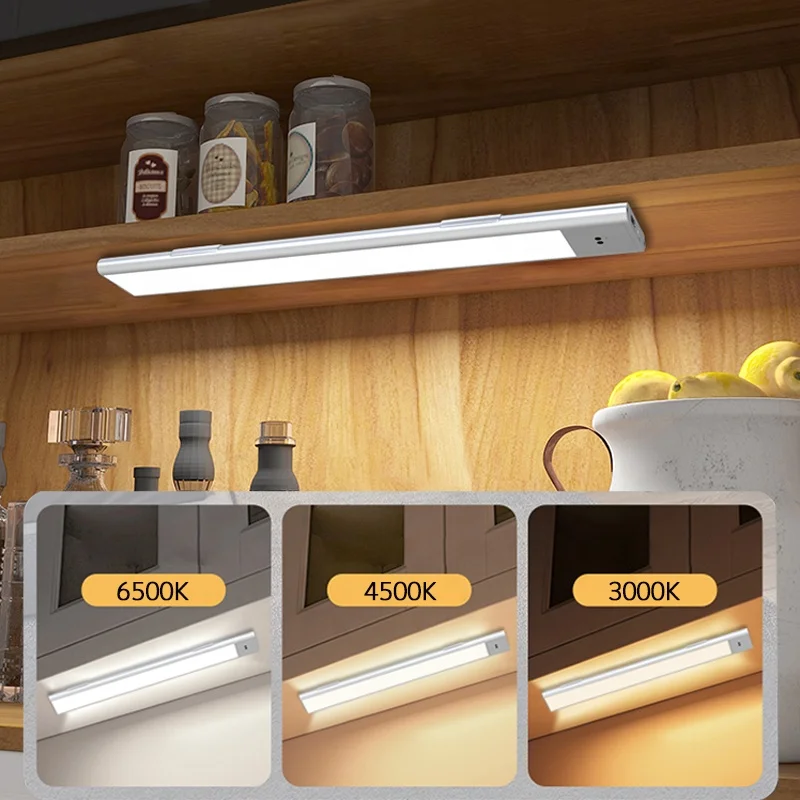 20cm LED Linear light Under Cabinet Hand Wave Activated Sensor Touchless 1.5W Closet Lights LED Kitchen Light