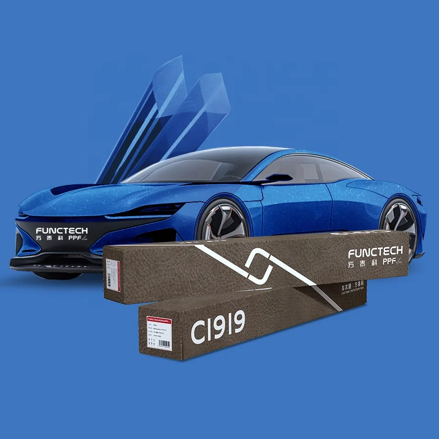 TPU TPU Metallic GT Silver Car Body Protective Color Change Film