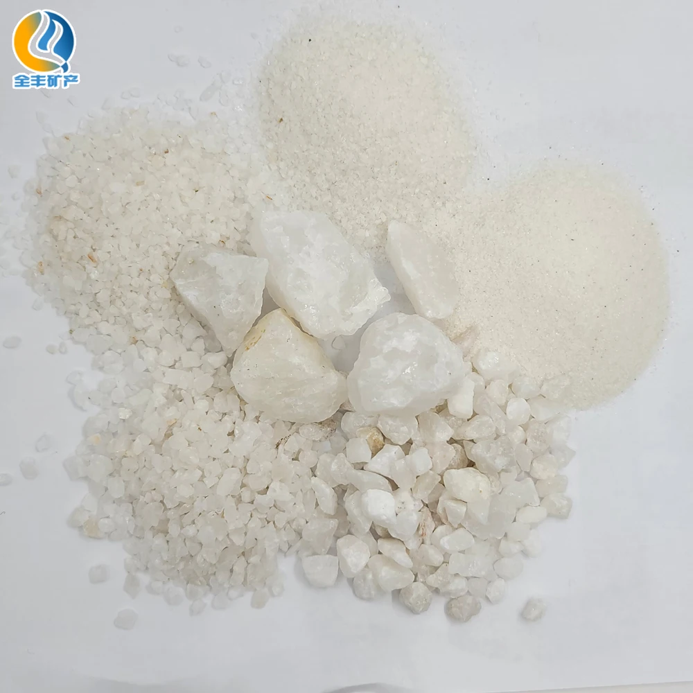 Snow white 40- 80 mesh natural silica sand for sale