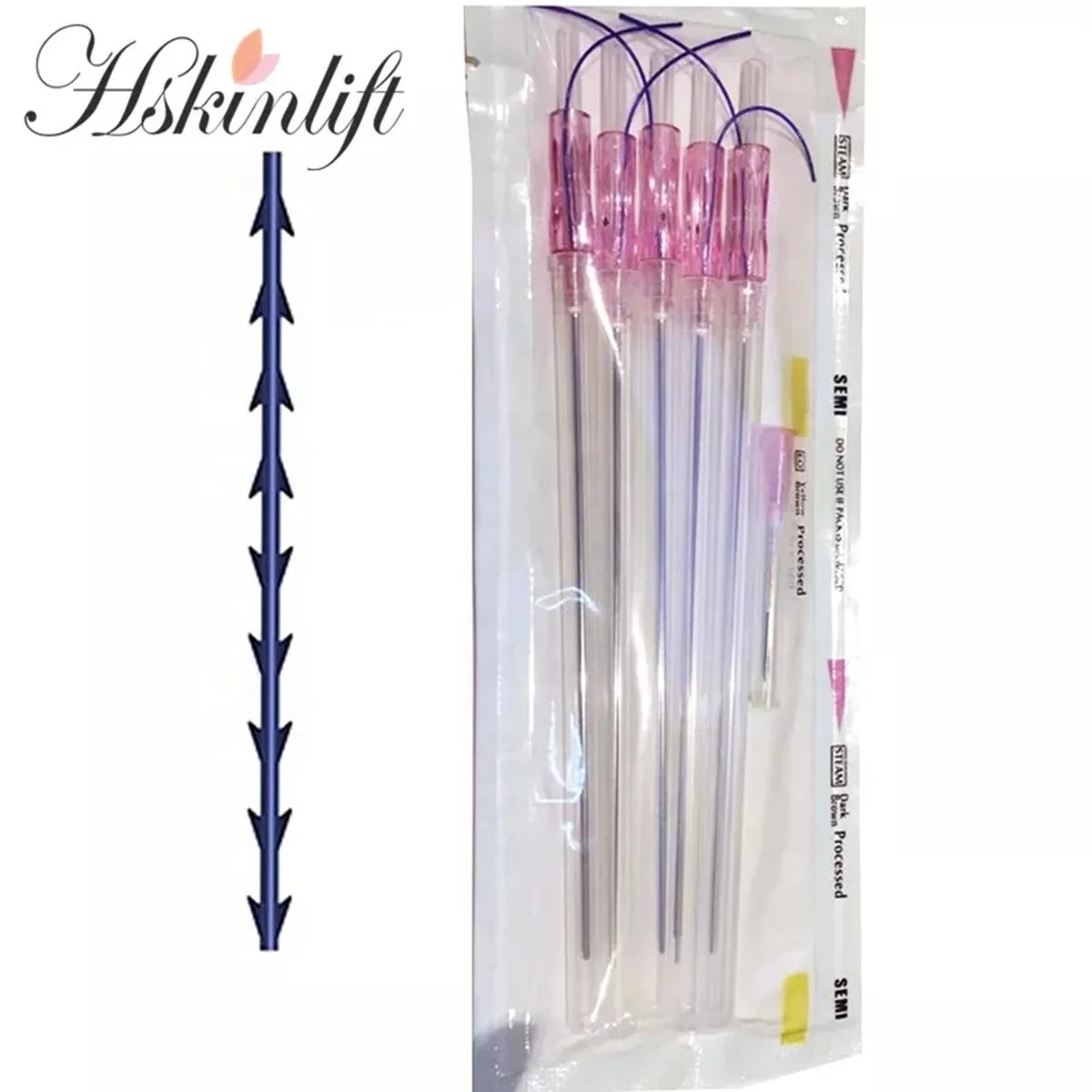 2023 hot selling   fishbone  Molding Cog lifting threads pdo PCL plla 18g  100mm hilos