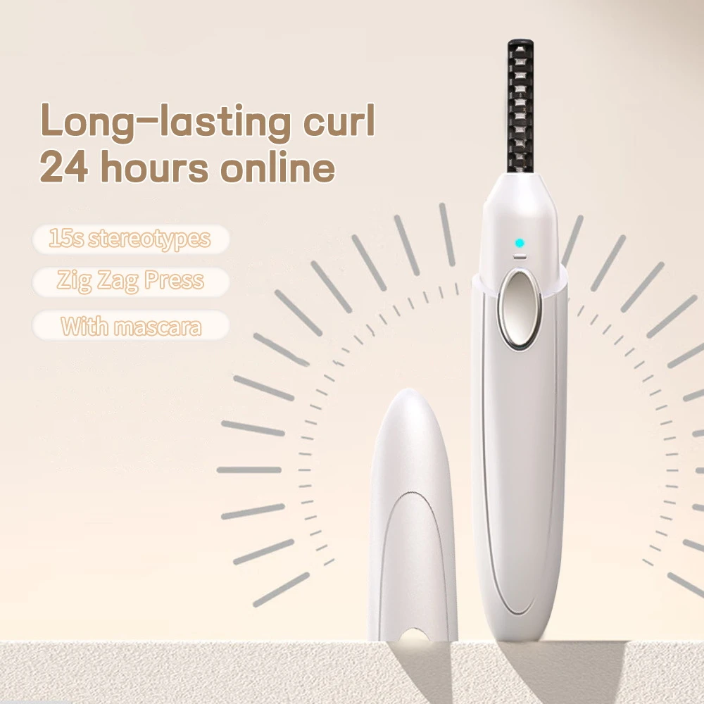 High Quality Electric Eyelash Curler Heated Combs Eye Lash Longlasting Eyelashes Curl Thermal Eyelash Curler Makeup Accessories