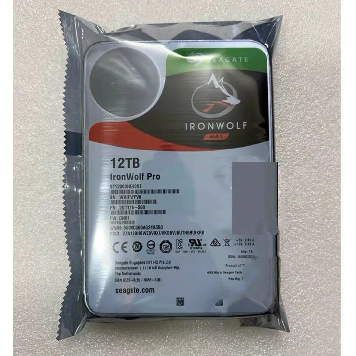 ST14000NE0008 для Seagate Iron Wolf Pro 14 ТБ 7200 об/мин 3 5 SATA Оригинальный Новый внутренний жесткий диск HDDs мониторинга сервера NAS