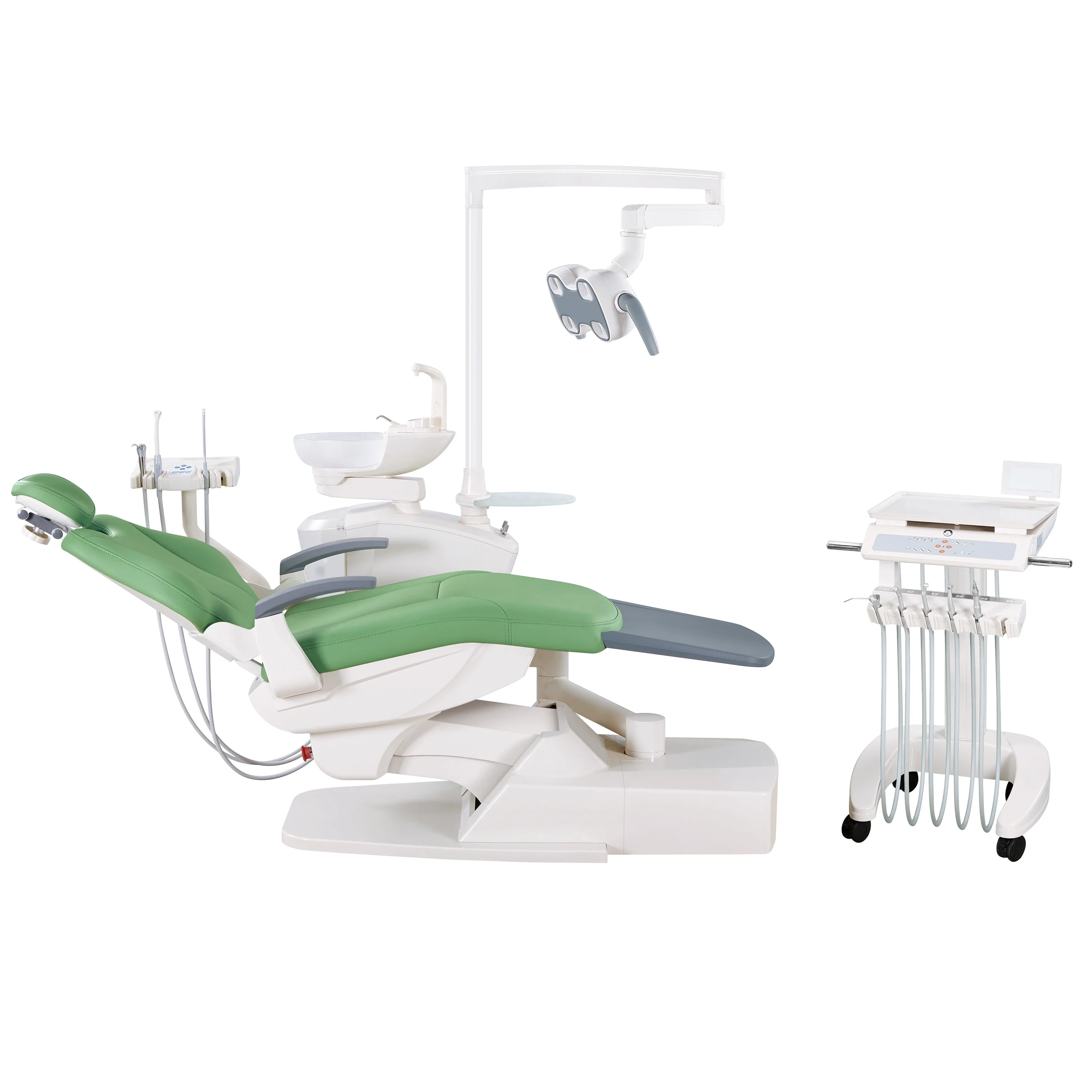 High Level JERRY JR-215B2 CE ISO Approved Dental Chair for Left and Right Hand Dentist