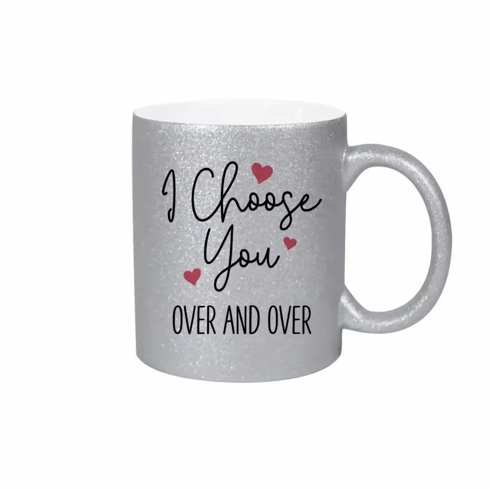 FastSub 11oz блестящая кружка сублимационная персонализированная для кофейной