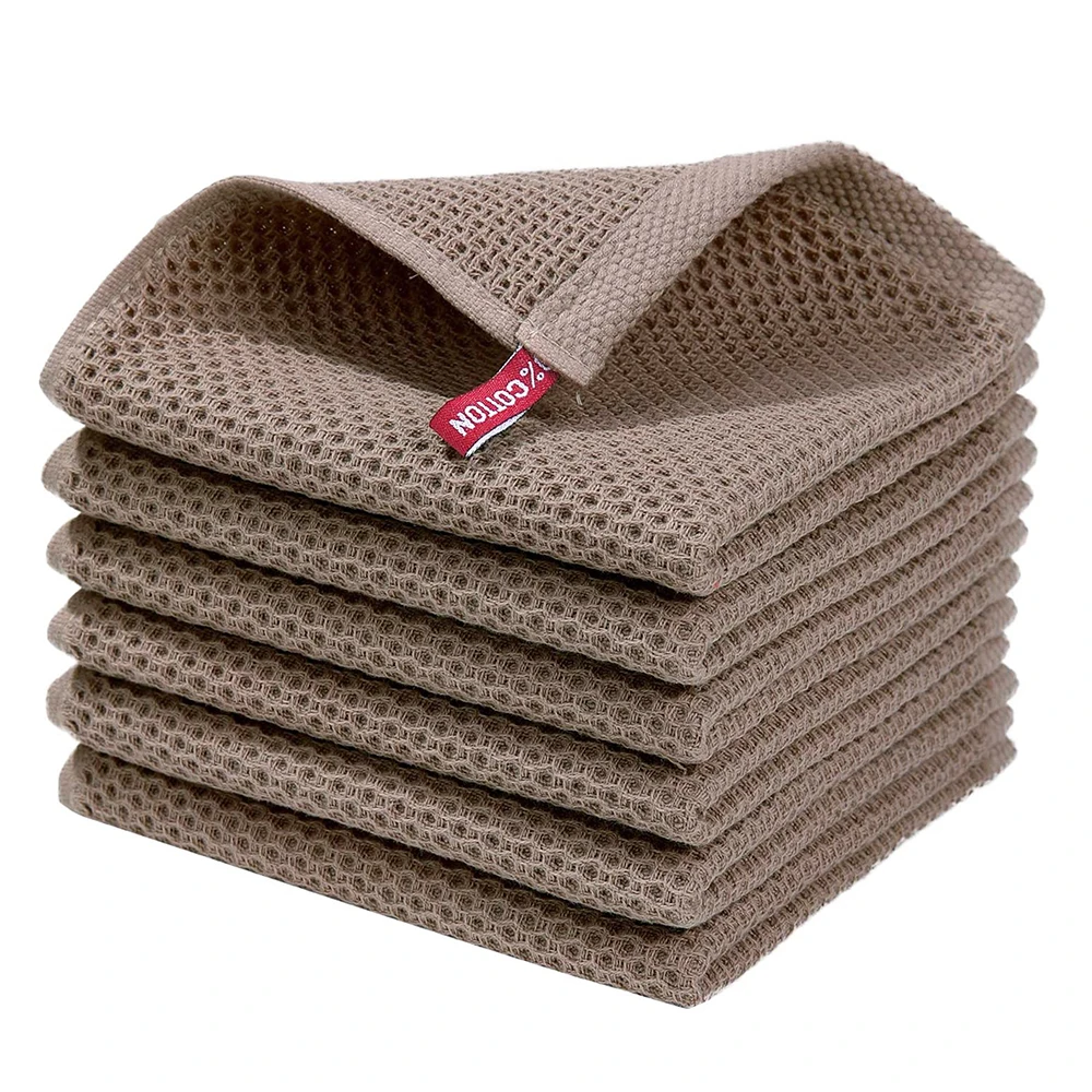 Serviette De Cuisine Honeycomb Waffle Quick Drying Dish Towel Cloth 100% Cotton Kitchen Napkins Towel Set Toallas De Cocina