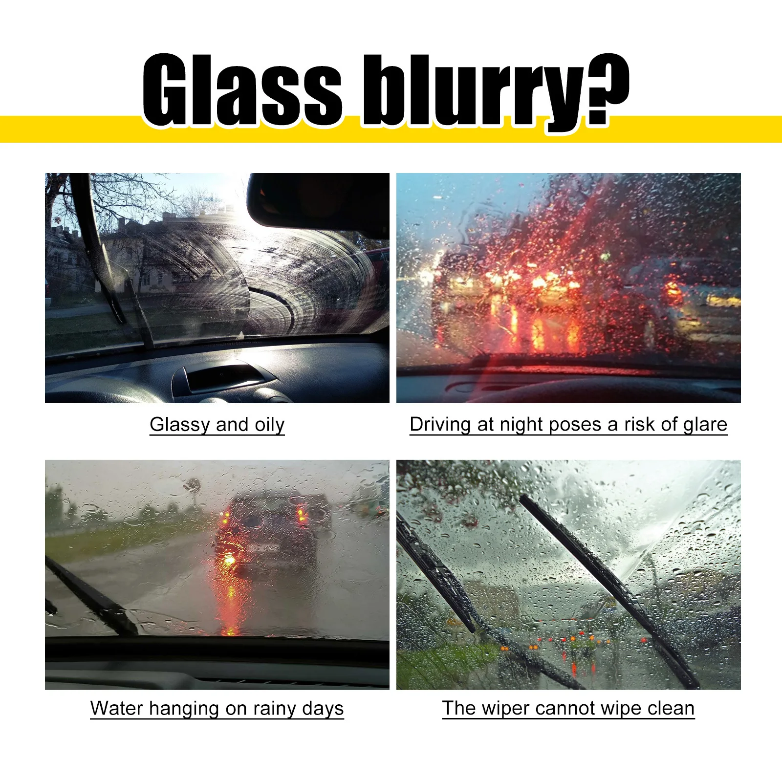 Rayhong Glass oil Film remover Front windshield oil film cleaner Powerful window stain remover