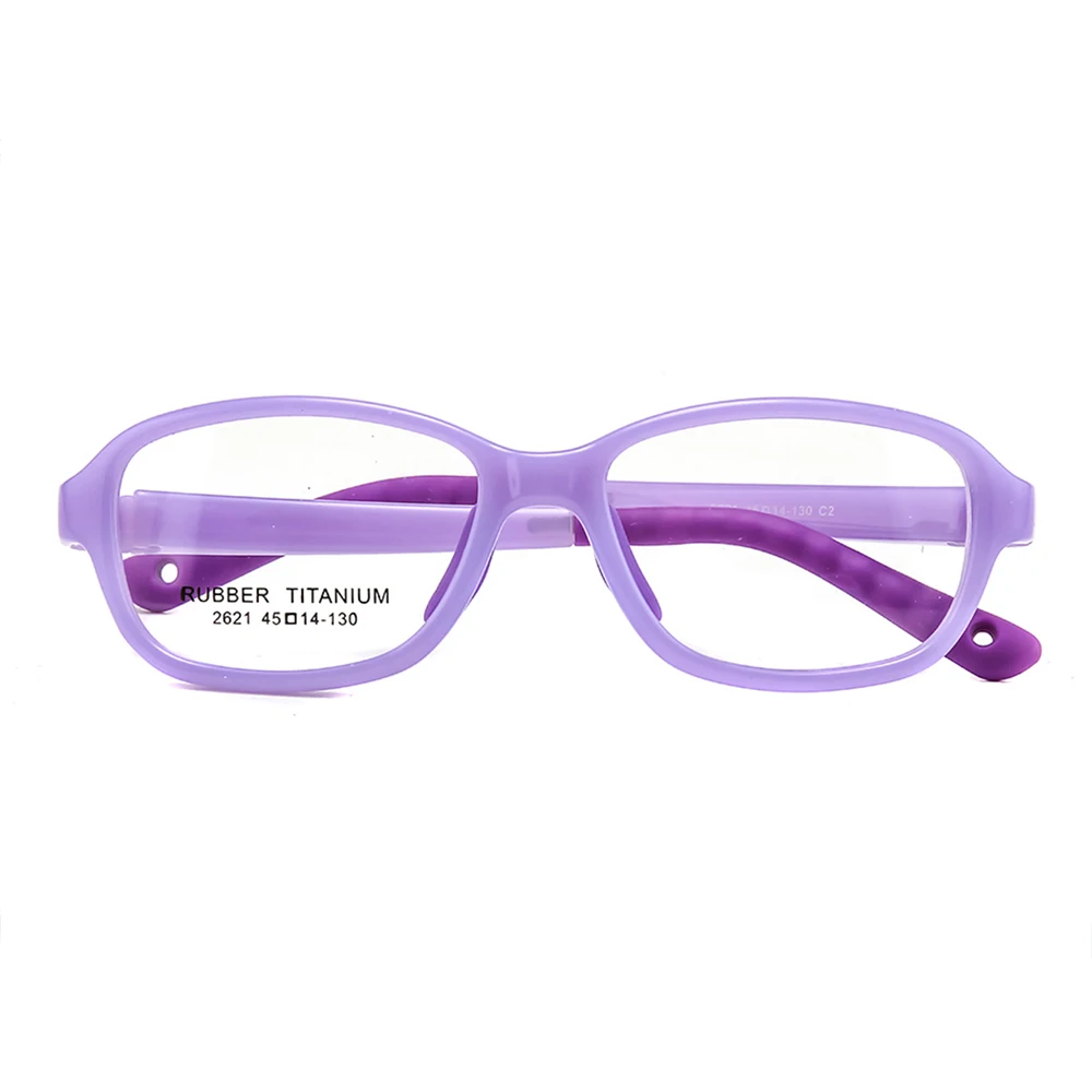 High Quality Colored Pink TR90 Prescription Eye Glasses Girls Kids Specs Flexible Acetate Optical Frames for Children