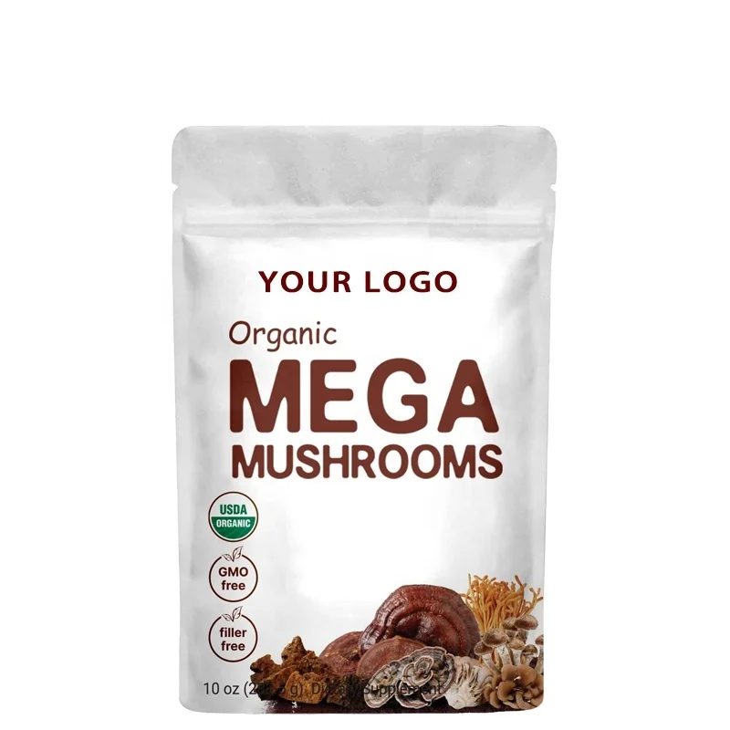 Органический Мега гриб 10 в 1 комплексная формула порошок для усиления иммунной системы