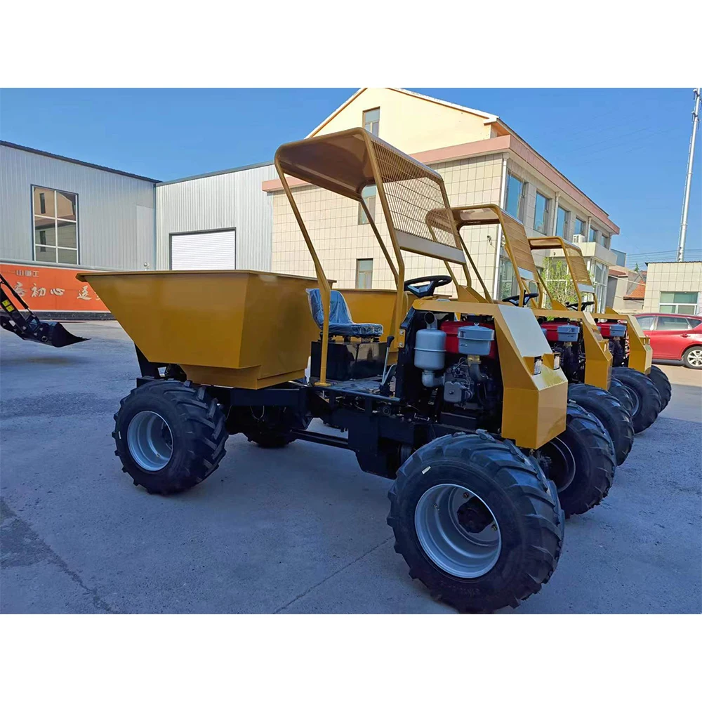 China Shandong Xingtu Diesel Engineering Chinese Manufacturer Four Wheeler Diesel Dump Truck Mini Dumper Mini Truck Mini Dumper