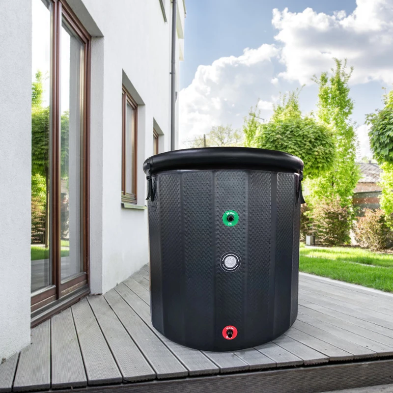 Складная гидромассажная Ванна портативный воздушный массаж надувная семейная с