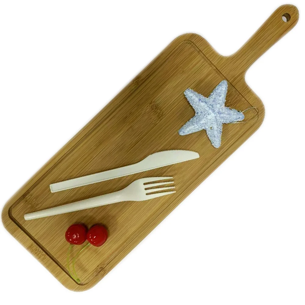 Perfect For Hot Or Cold Food Biodegradable PLA Cutlery Knife Fork Spoon Biodegradable Tableware