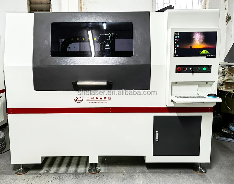 200w 2024 high sale SMT  stencil Fiber Laser Cutting Machine steel aluminum metal sheet  laser cutting machinary laser cutter