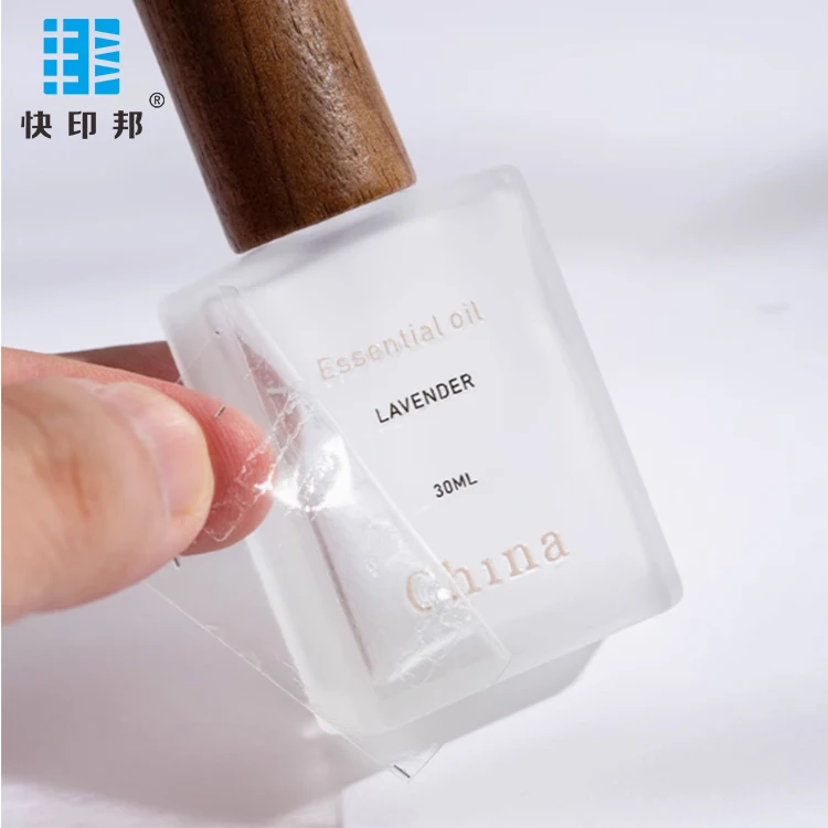 Custom Logo Printing Vinyl Sticker Self Adhesive Paper Label Transparent Sticker Label