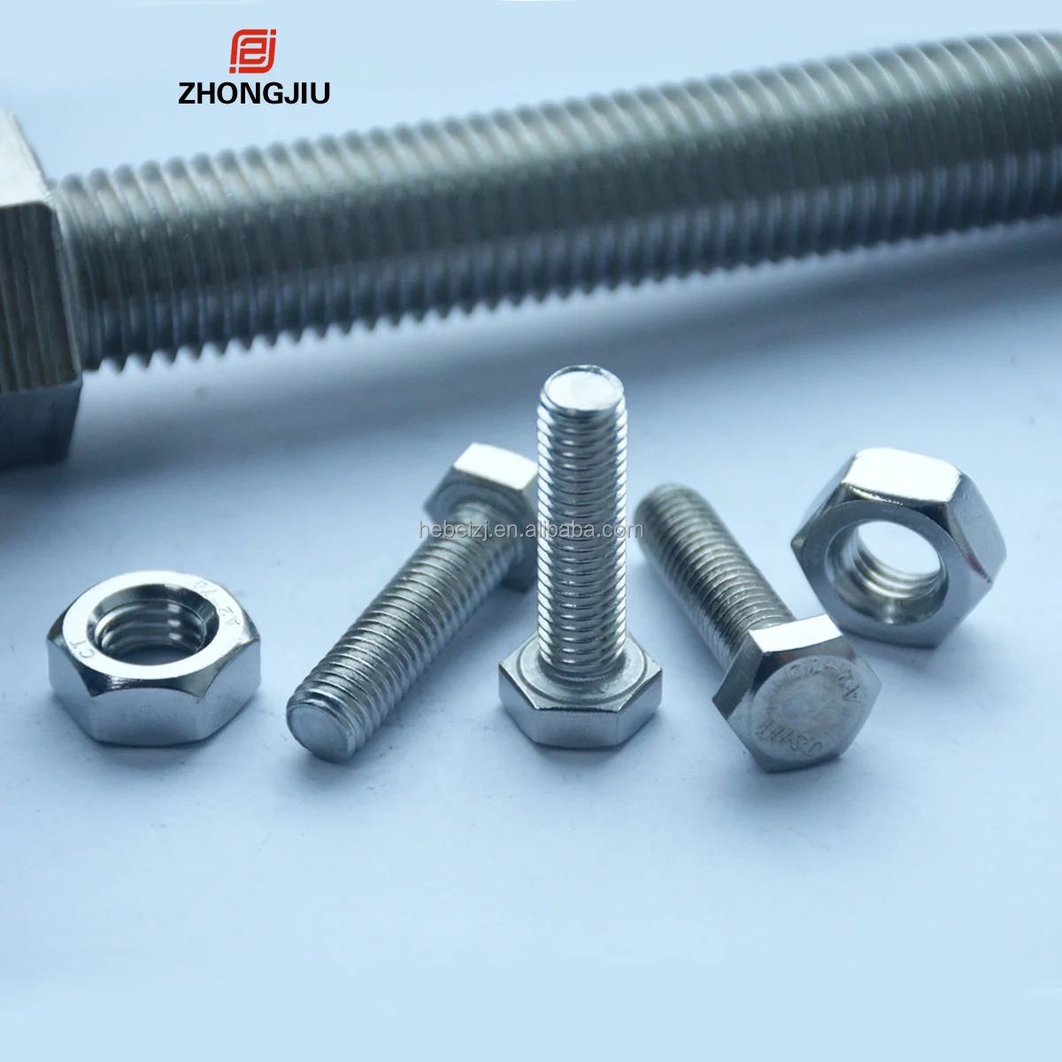 good Price Stainless Steel Din 931 Din933 304 316 316l 1/6 Hexagon Head Bolts Ss Bolts Nuts Hex Bolt