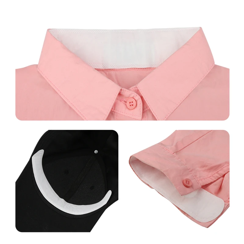 sweat pad men and women universal disposable collar sweat pad shirt absorbent shirt collar pad