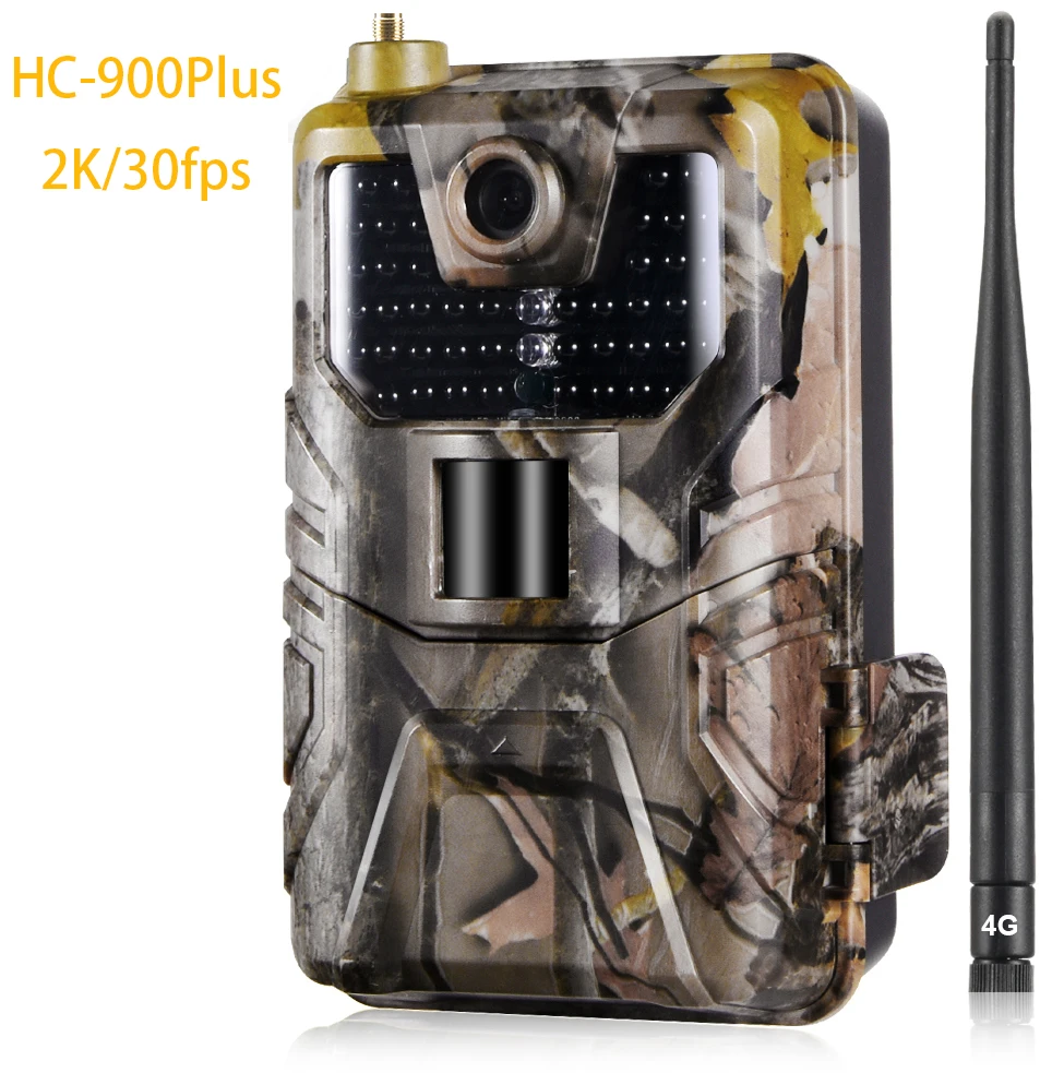 30MP 2K/30fps Hunting Camera Wildlife Monitoring Night Vision Trail Camera with Free APP Control HC-900Plus