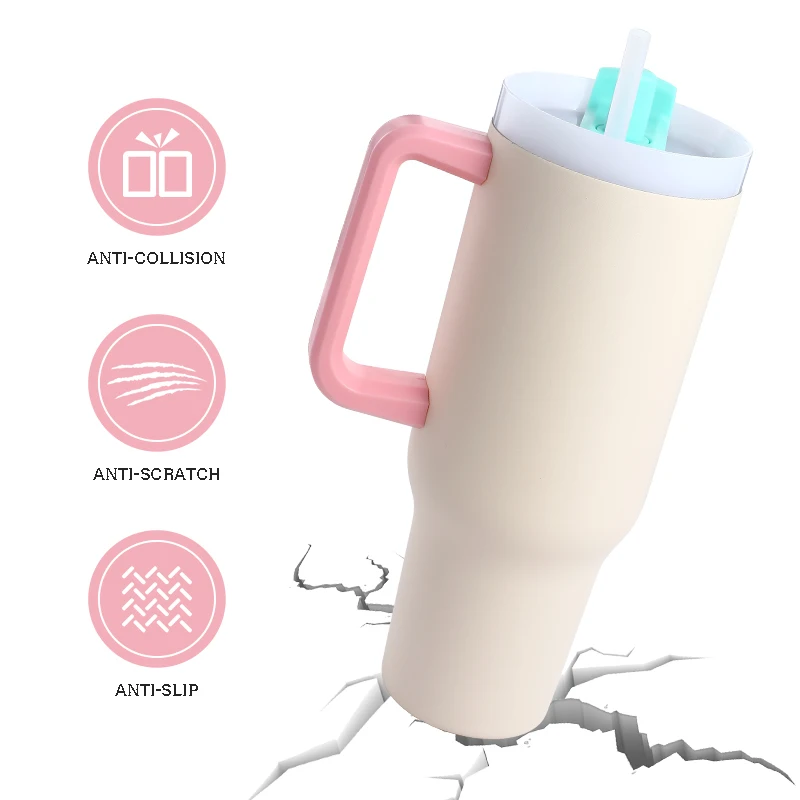 Special Lid 40oz Tumbler With 2 in 1 Lid Straw Double Wall Insulated Vacuum  Adventure tumbler Travel Mug Custom Logo Color