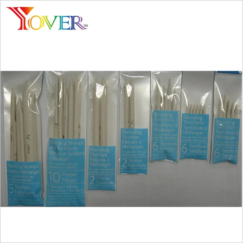 10pcs Paper Blending Stumps & Tortillons