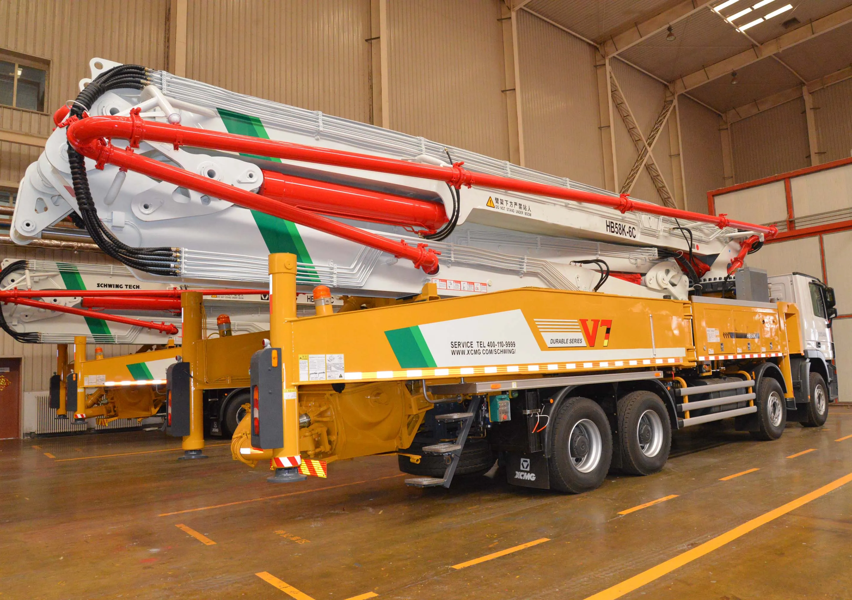 China Famous Brand Hb56 Truck Mounted Concrete Pump For Sale