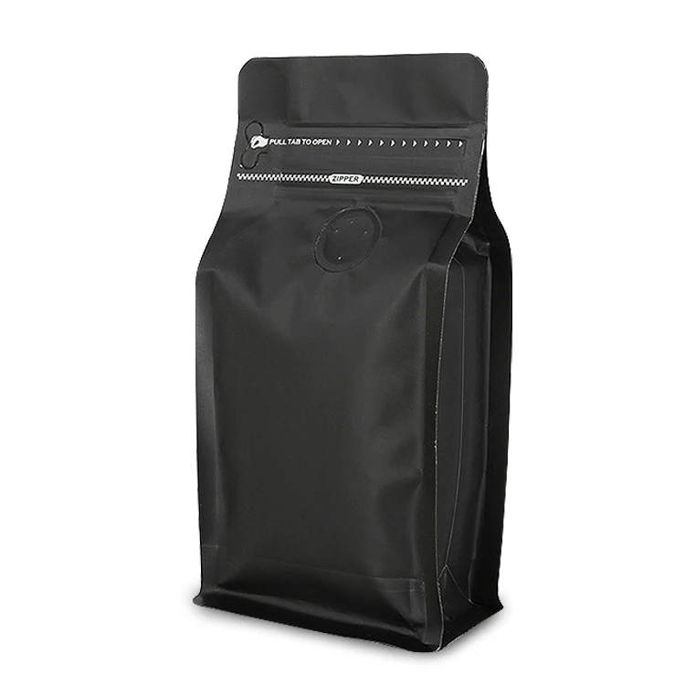 Stable Supply Tea Coffee Bag Zip Valve Zip-lock Bags For Coffee Packaging Protect Delivery Food
