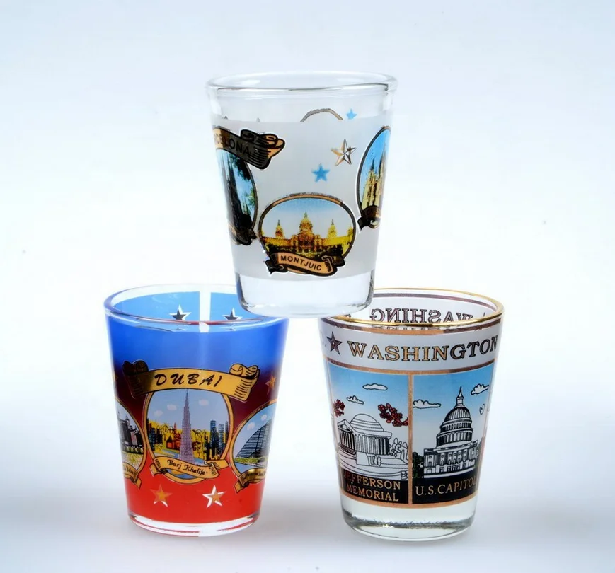 Без БФА, 2 унции, мини-пластиковое стекло для рекламы