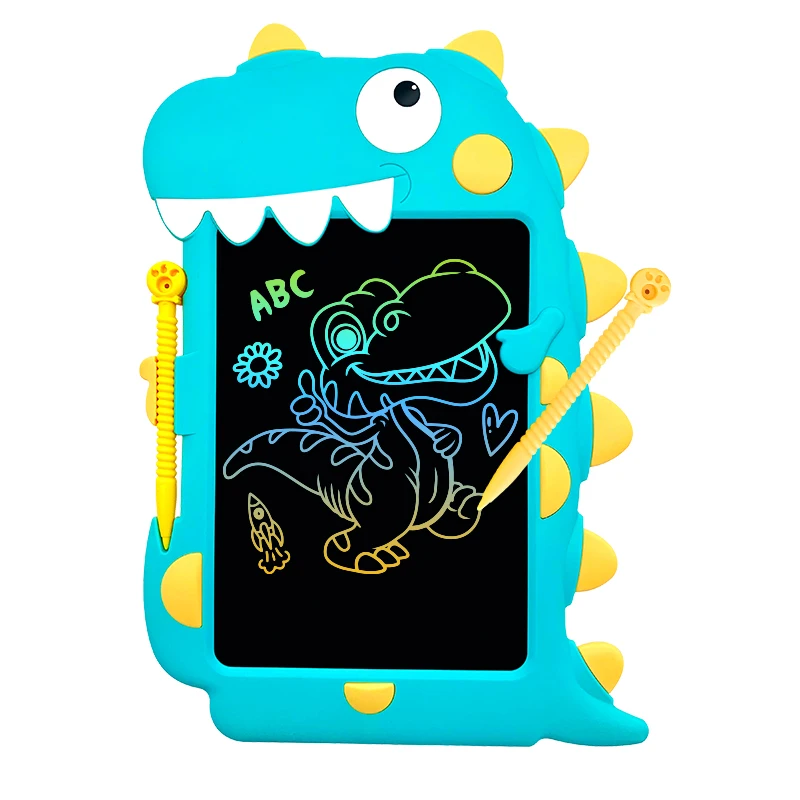 Wholesale Adorable 12 Inch Cartoon Dinosaur LCD Writing Tablets for kids