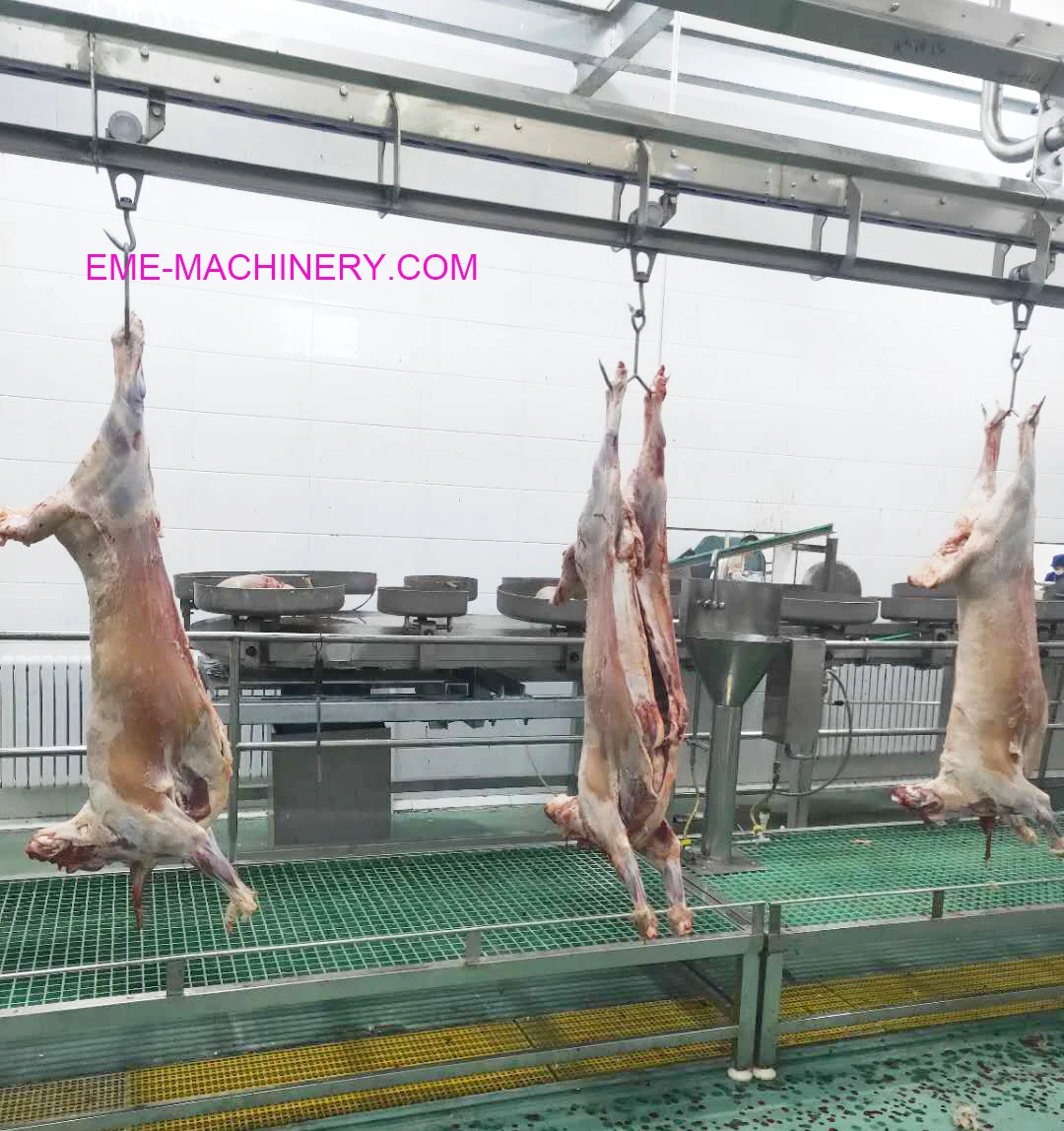 Halal Slaughter Equipment Sheep/goat Processing Automatic Conveying Rail For Slaughter Plant