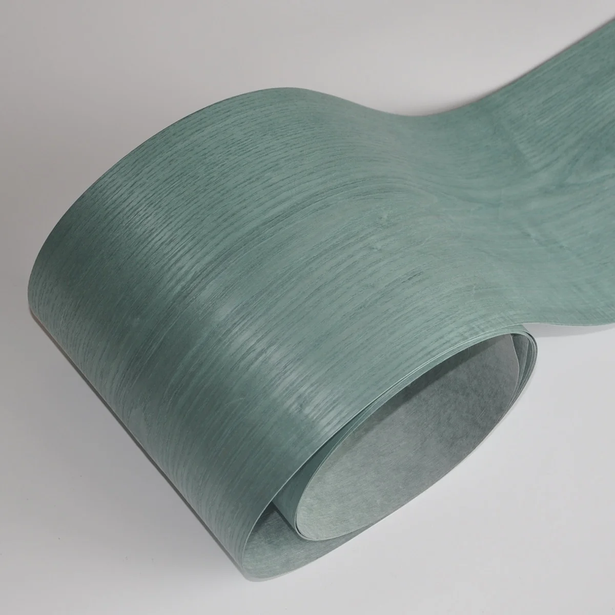 Dyed American Ash Wood Veneer Sheet Vivi Green Color Natural Veneer for Car Interior
