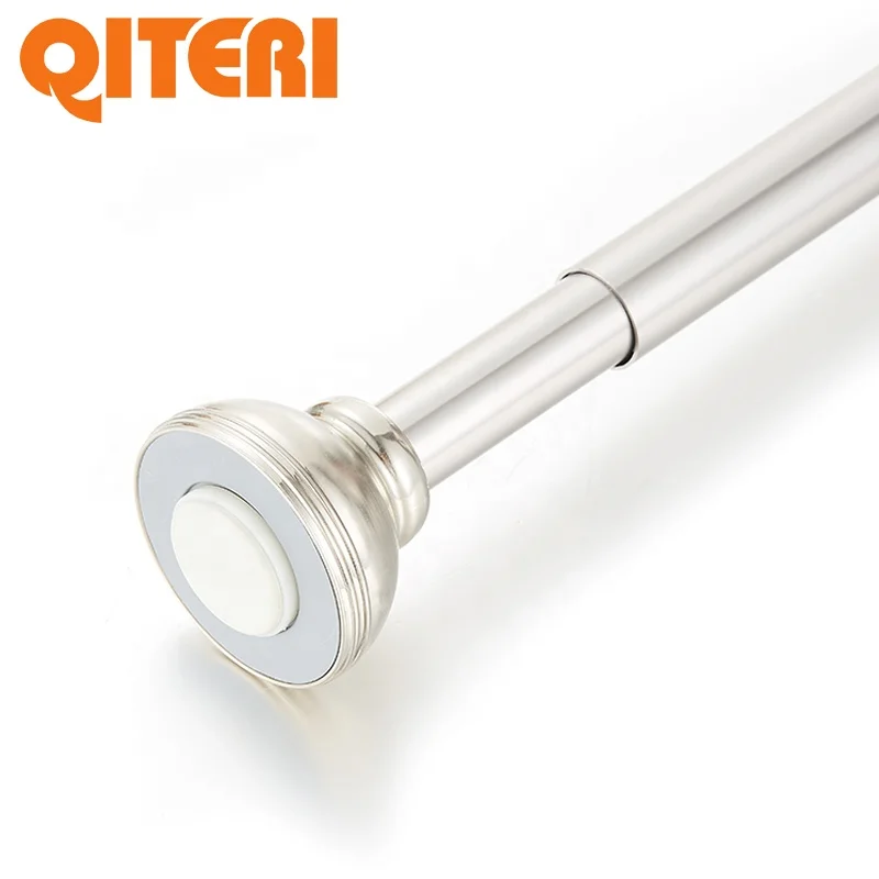 Hot sales 1in Extensible customization shaped shower curtain rod extra long unique rods for living room