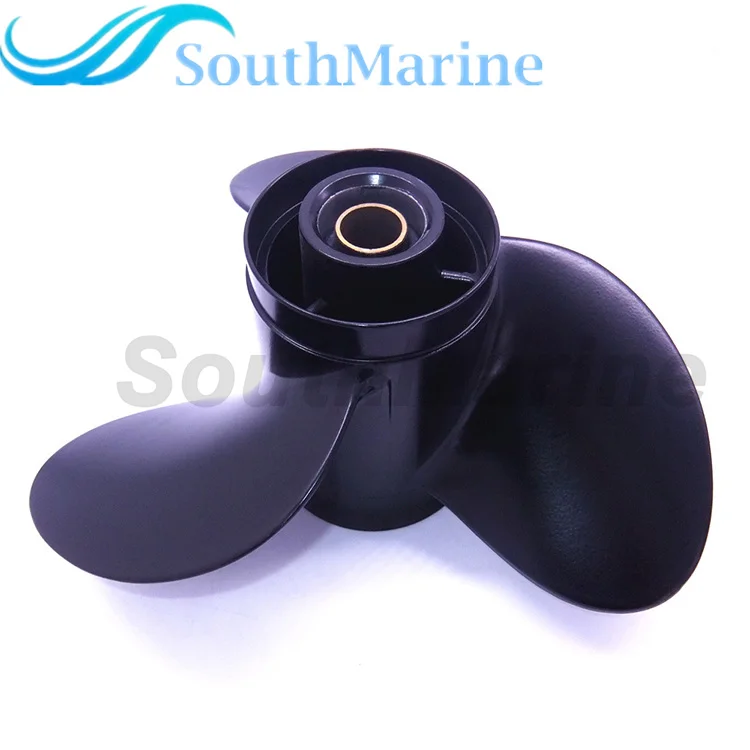 Boat Aluminum Alloy Propeller 58100-96410-019 10 1/4x10-K for Suzuki DT20 FT25 DT30 DF25 DF30 Outboard Motor 10.25x10
