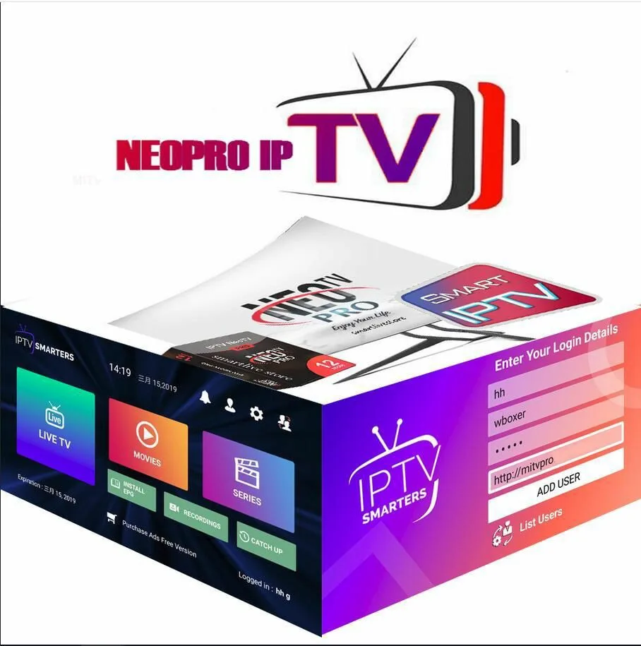 Cross Platform Broadcast TV Equipment IP TV M3U Subscription Free Test Reseller Panel Trial TV No Buffering