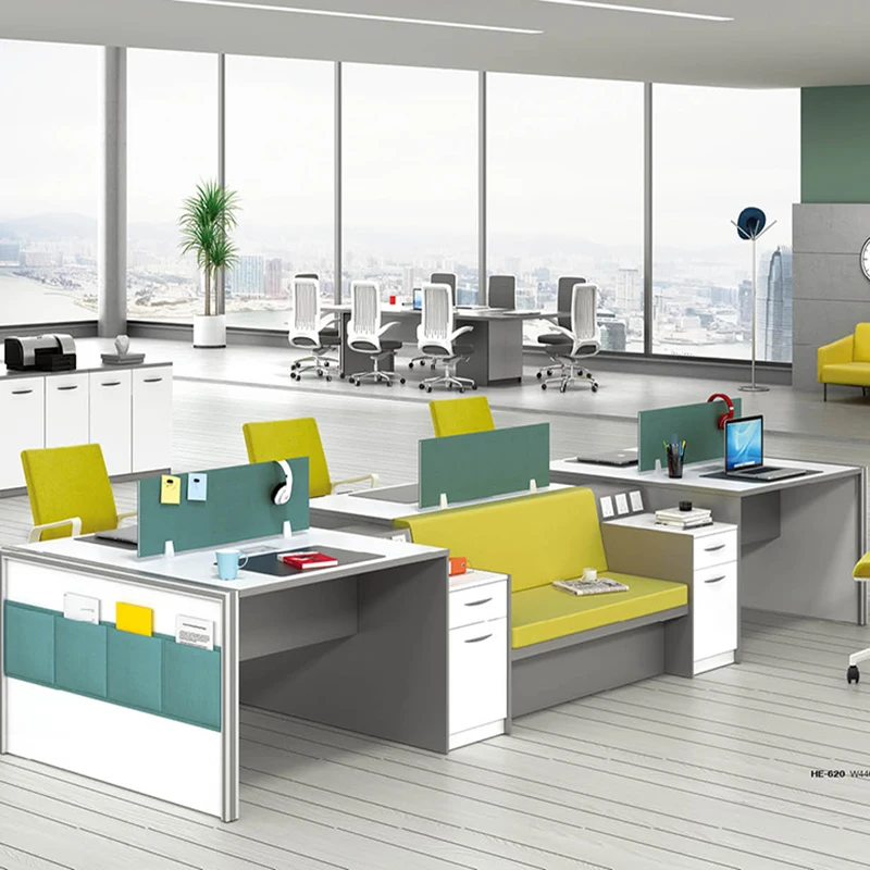 
newest design 4 persons modern modular office workstation 