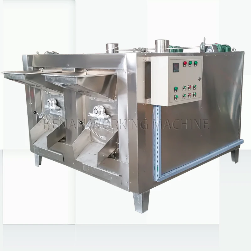 corn seed pistachio sesame cacao groundnut almond cashew nut roasting machine