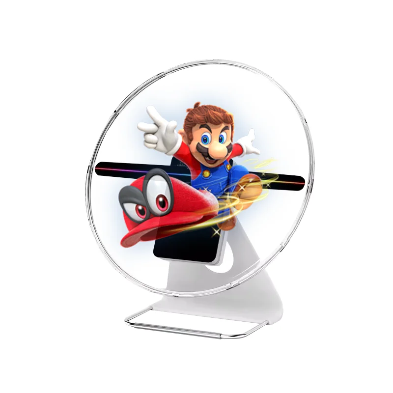 3d Hologram Fan Hologram Desktop 25cm 32cm 13cm Display 3d Sync Splicing Advertising Hd Video