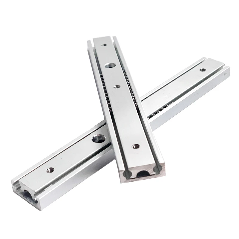 Telescopic slider rail two section small drawer slider Ball Bearing slide