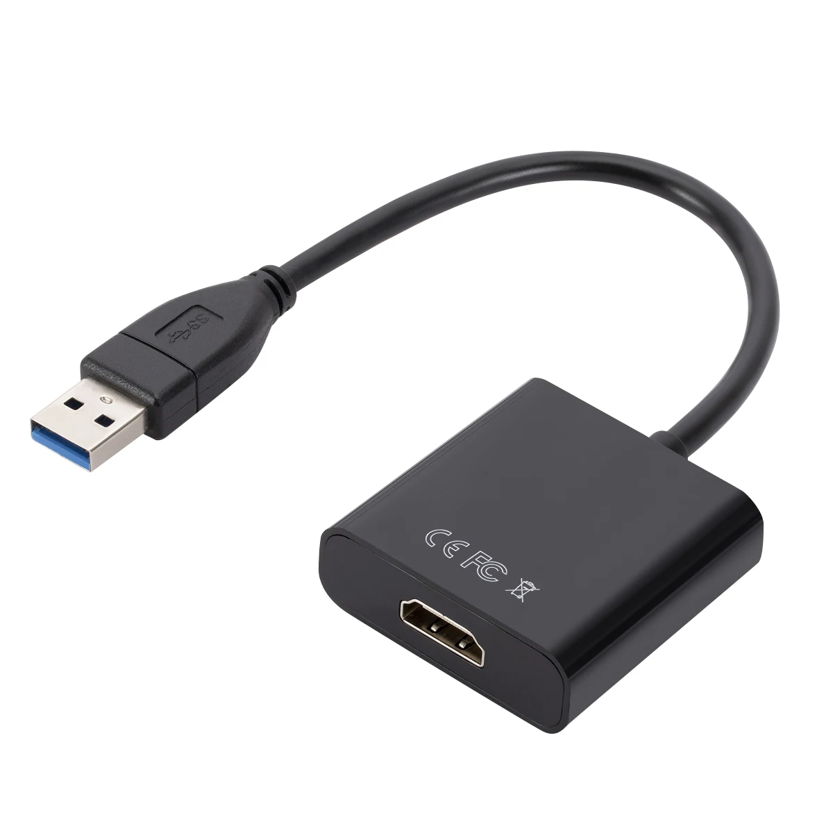 USB 3.0 Male to HDMI Female Converter Free drive video adapter for Display PC Mac Laptop 1080p