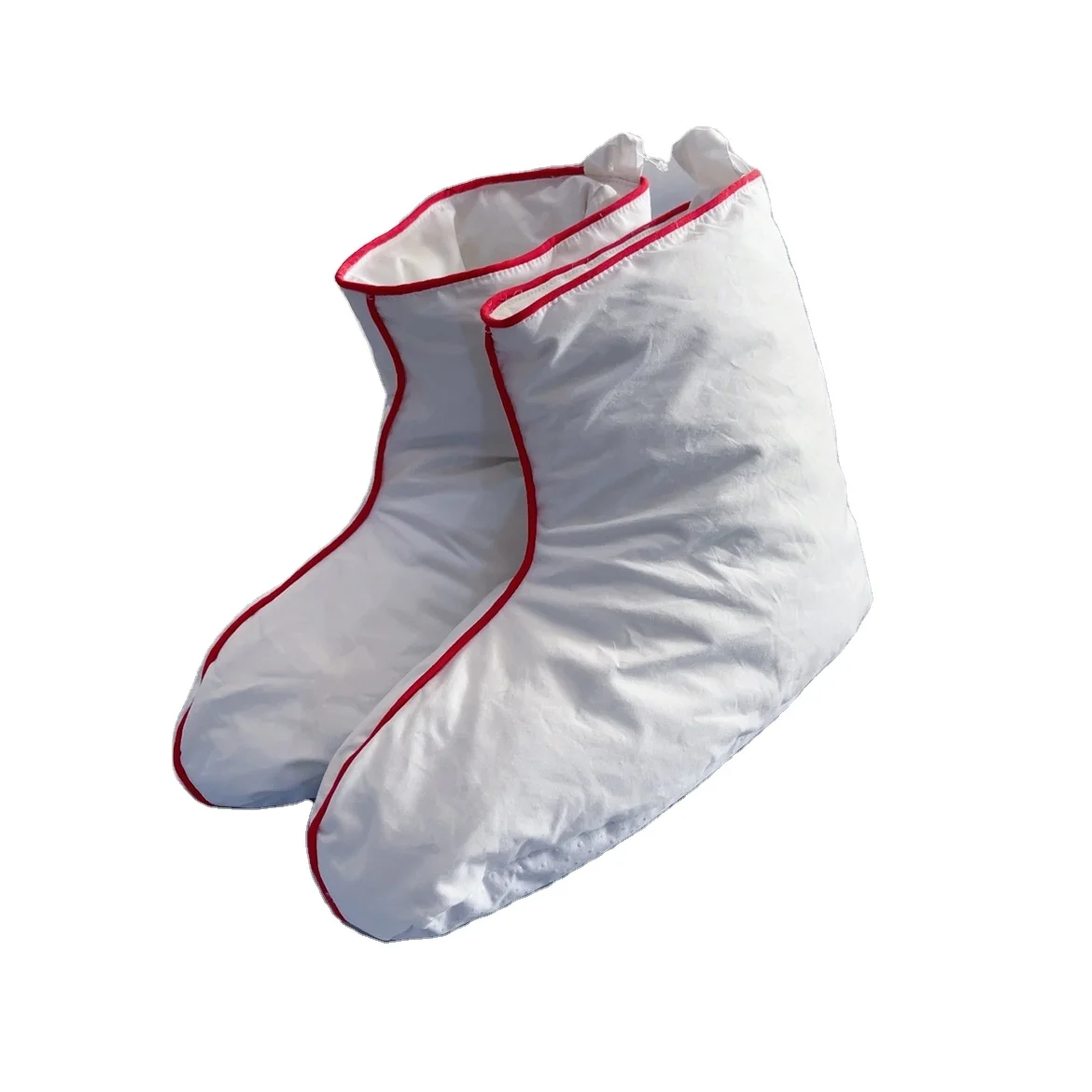 Europe Popular Feather Shoes White Cotton Room Relax Slippers Indoor Boots