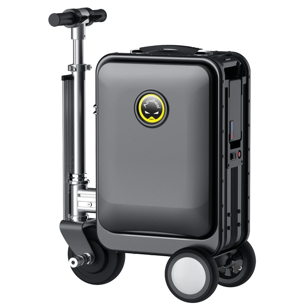 Airwheel riding scooter suitcase ride on travel durable trolley suitcase robotic smart luggage set electrical scooter suitcase