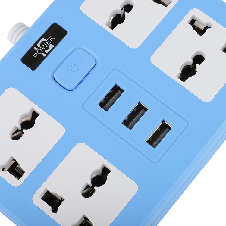 Hot-selling 4 Way Extension Cord With 3 Usb And Type C Ports Usb Power Strip Surge Protector