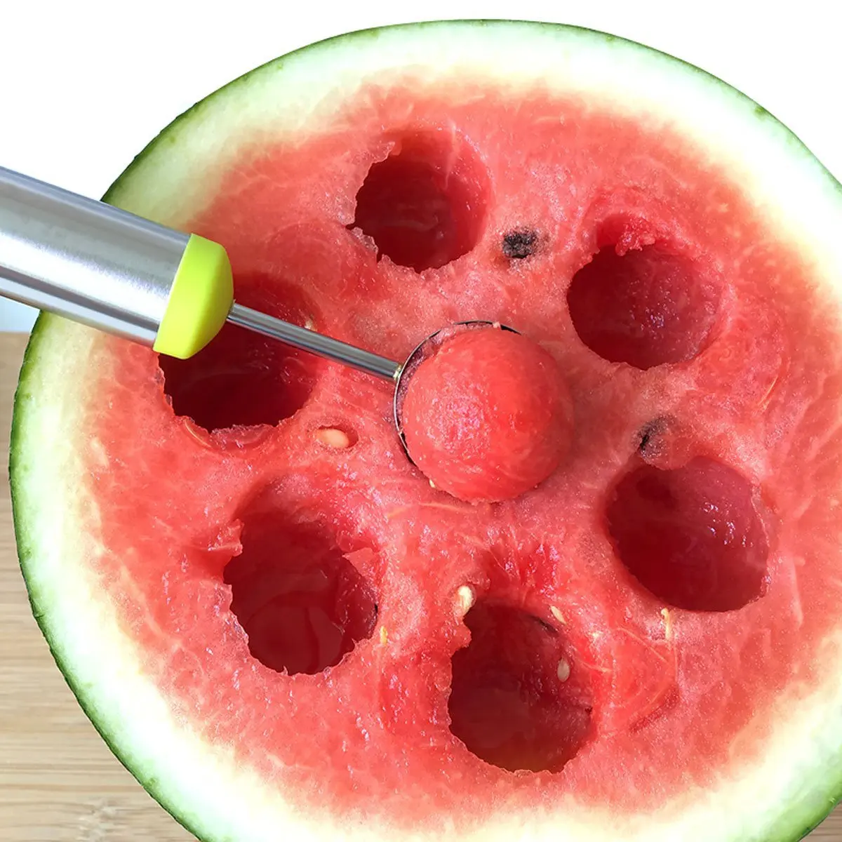  Spot stainless steel fruit scoop household digger kitchen tool single-head