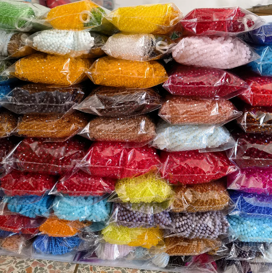 10mm  Flat Round Crystal Beads Lampwrok Bracelet Glass Beads  Loose Faceted Rondelle Crystal Beads