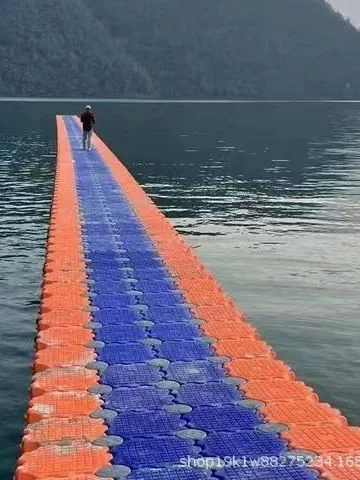 Marine Durable floating pontoon dock in different shape float cube bridge swimming pool