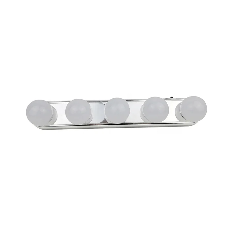 2020 New hollywood dressing table cosmetic makeup portable led 5 bulb mirror light