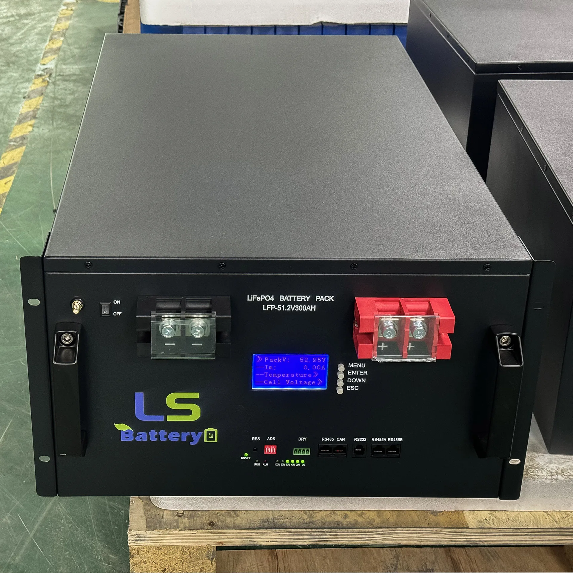 15KWH 51.2V300AH 48V200AH 300AH монтируемая в стойку аккумуляторная батарея 51 2 V 100AH 5120WH WiFi Bluetooth Lifepo4