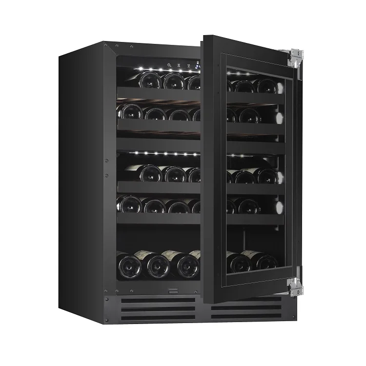 Factory Direct Production Solid Wooden Wine Fridge Wine and Beverage Cooler Beer Fridge