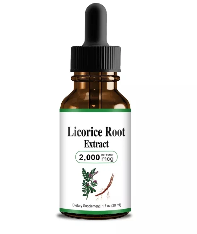 Private label Licorice  root extract with mint licorice sweet syrup Nature Supplement for smooth cough and pain
