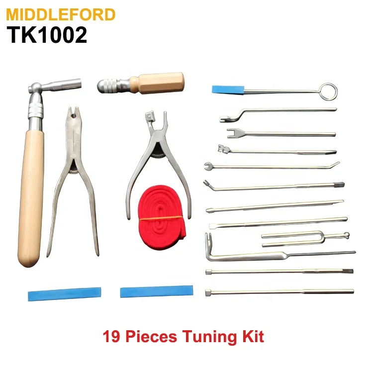 Musical Instruments Piano Accessories 19 Pieces Piano Tuning Tool Kit