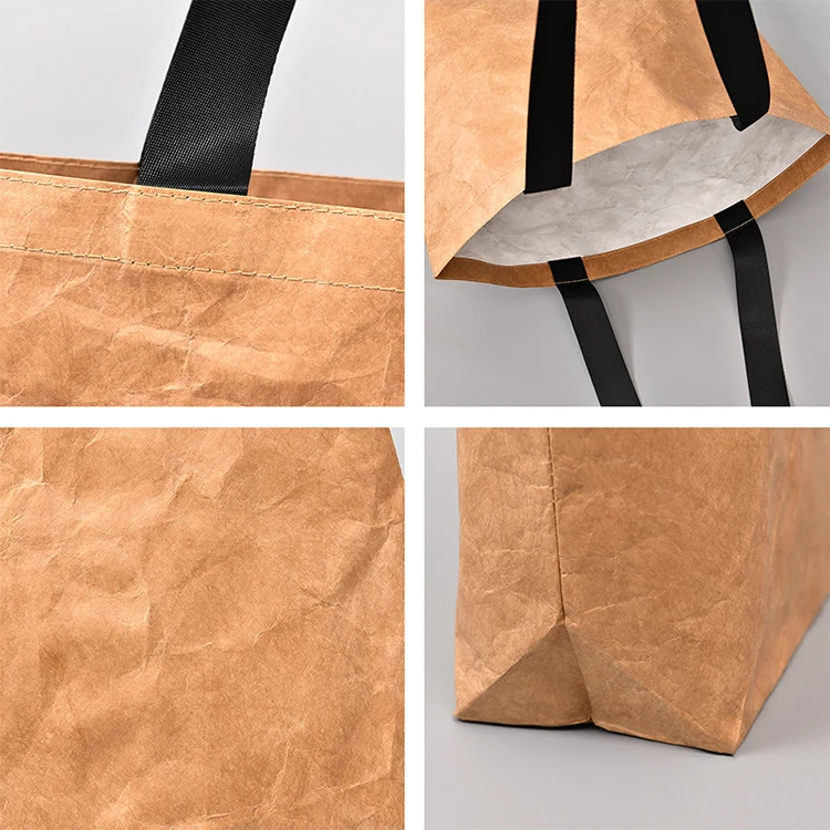 High quality tyvek waterproof eco friendly recycle durable dupont washable paper shopping bag
